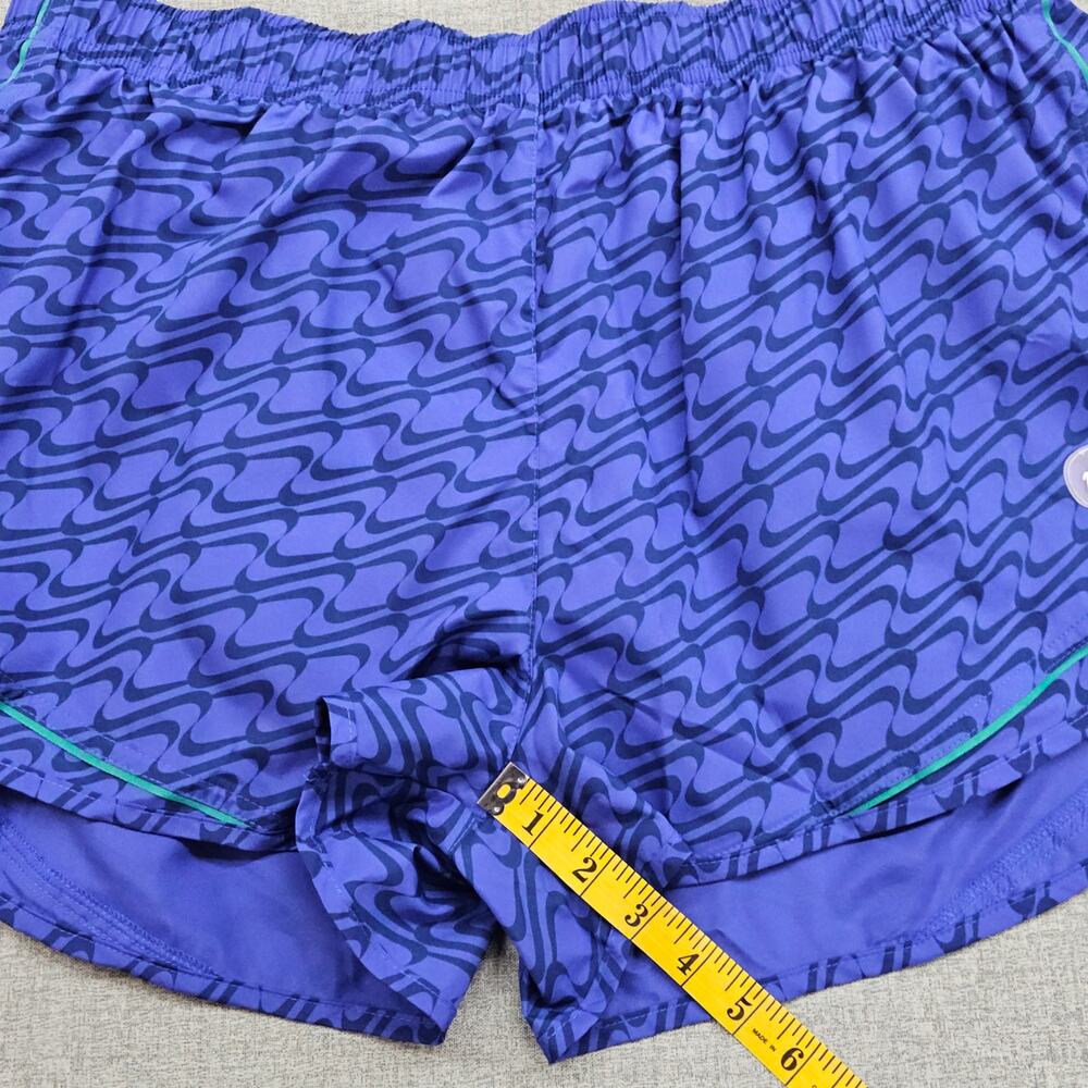 NWT Nike Shorts Womens Size XXL Purple Black Icon Clash Dri Fit Tempo Running - Picture 9 of 10